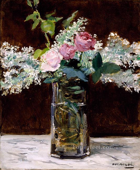 lilac and roses Eduard Manet Oil Paintings